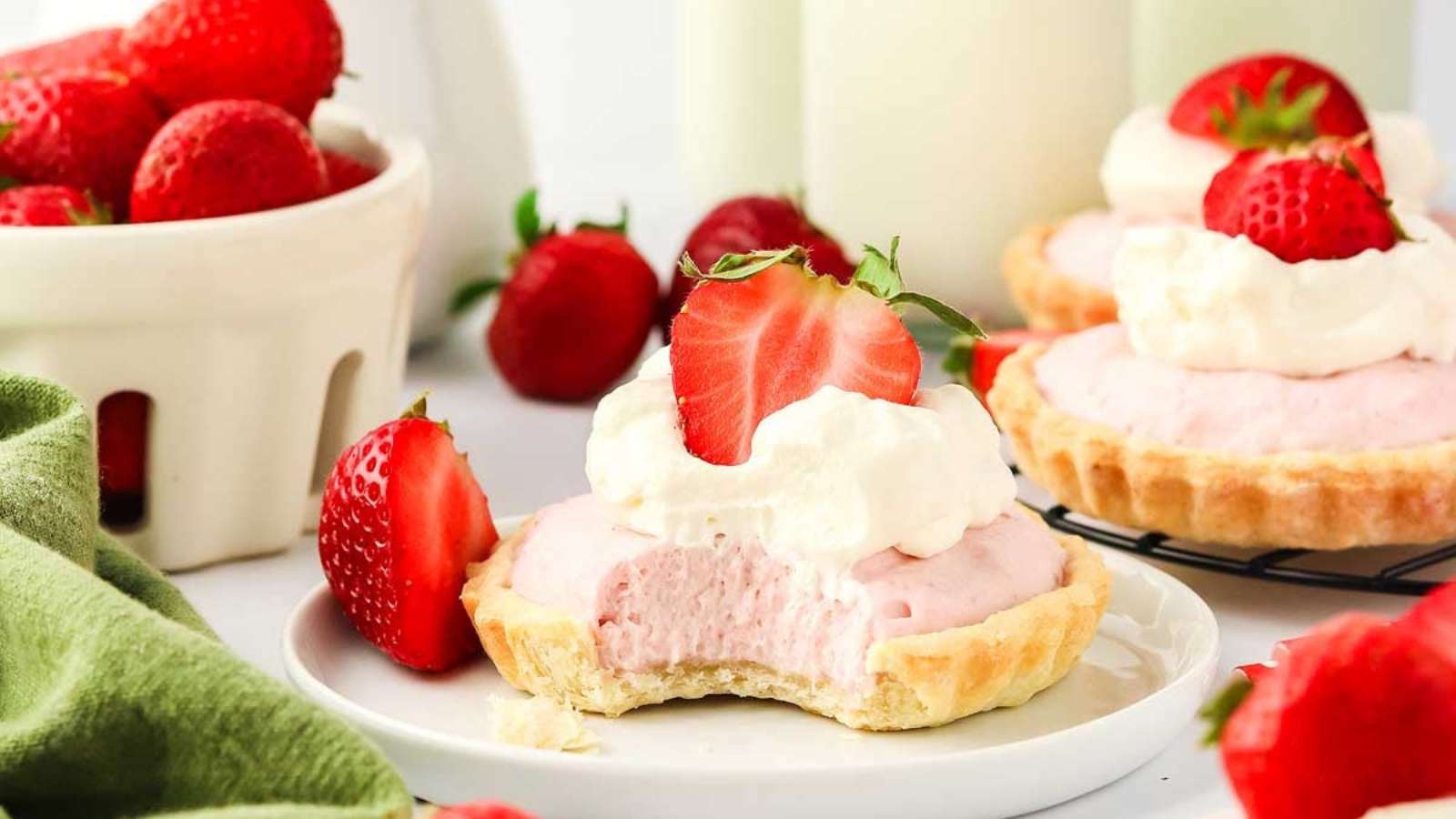 Strawberry Mousse Tartlets recipe by xoxoBella.