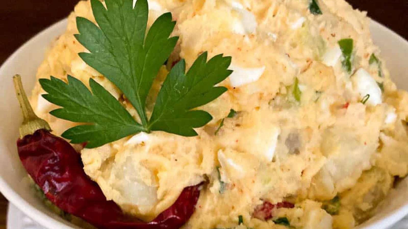 Cajun Potato Salad recipe by A Sprinkling of Cayenne.