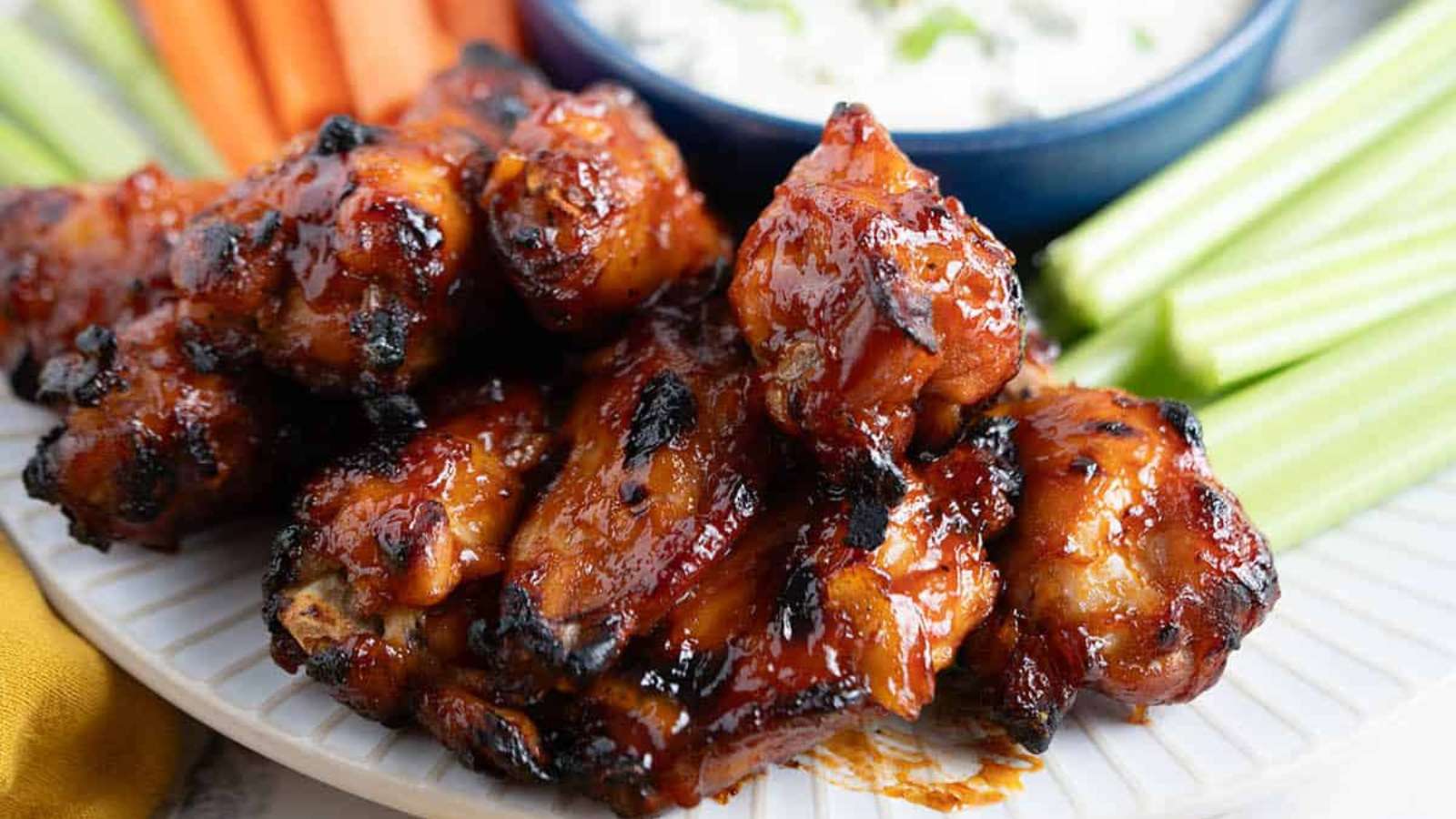 30 Best Chicken Wing Recipes Perfect For Game Day 21 Sticky BBQ Chicken Wings recipe by Bowl Me Over.