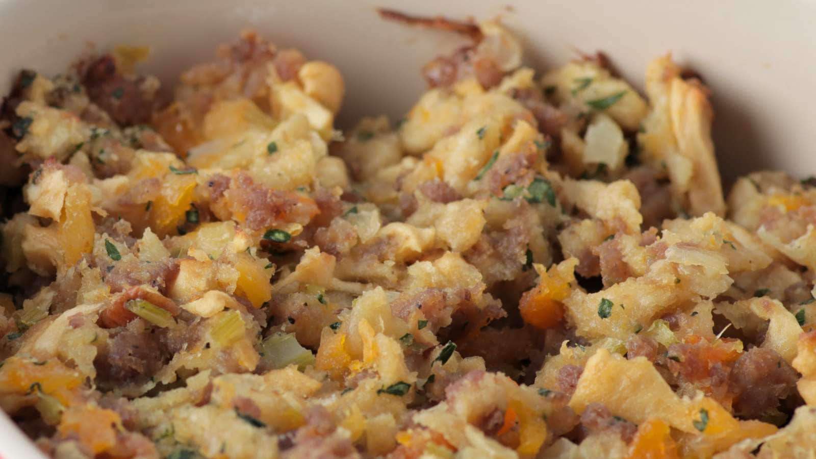 59 Easy Fall Side Dishes You’ll Make Again and Again 37 Stuffing recipe by Cheerful Cook.
