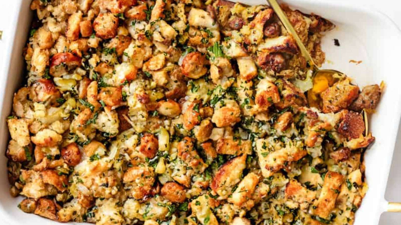 Sausage Stuffing recipe by Erren&rsquo;s Kitchen.