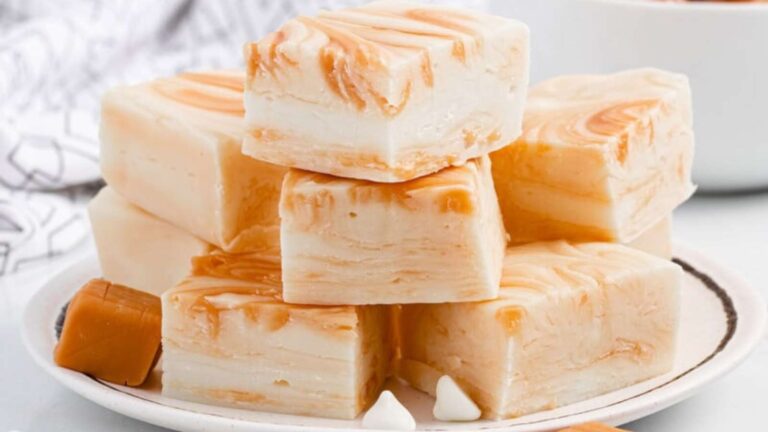 White Chocolate Caramel Fudge recipe by Princess Pinky Girl.