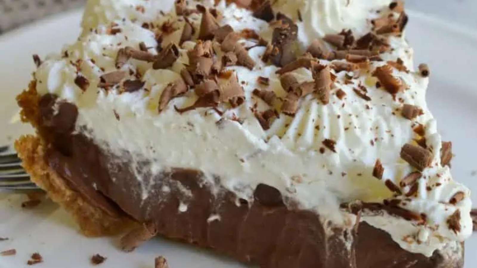Chocolate Cream Pie recipe by Small Town Woman.
