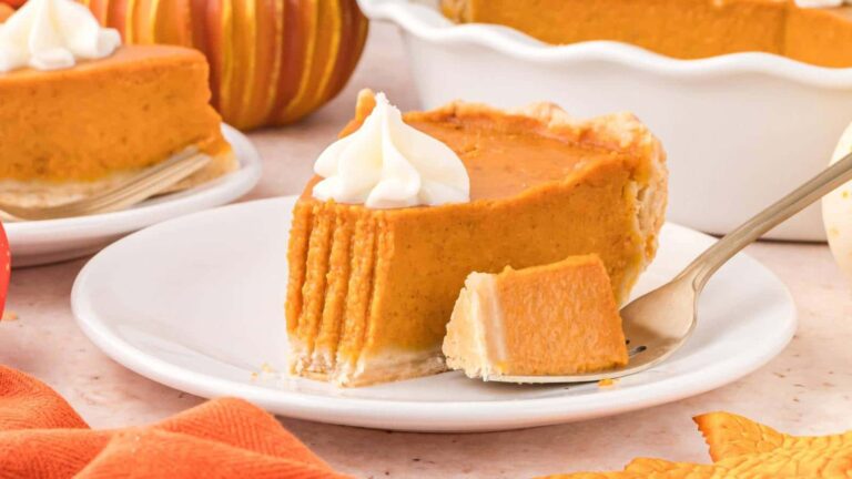 Easy Pumpkin Pie recipe by Tessie's Table.