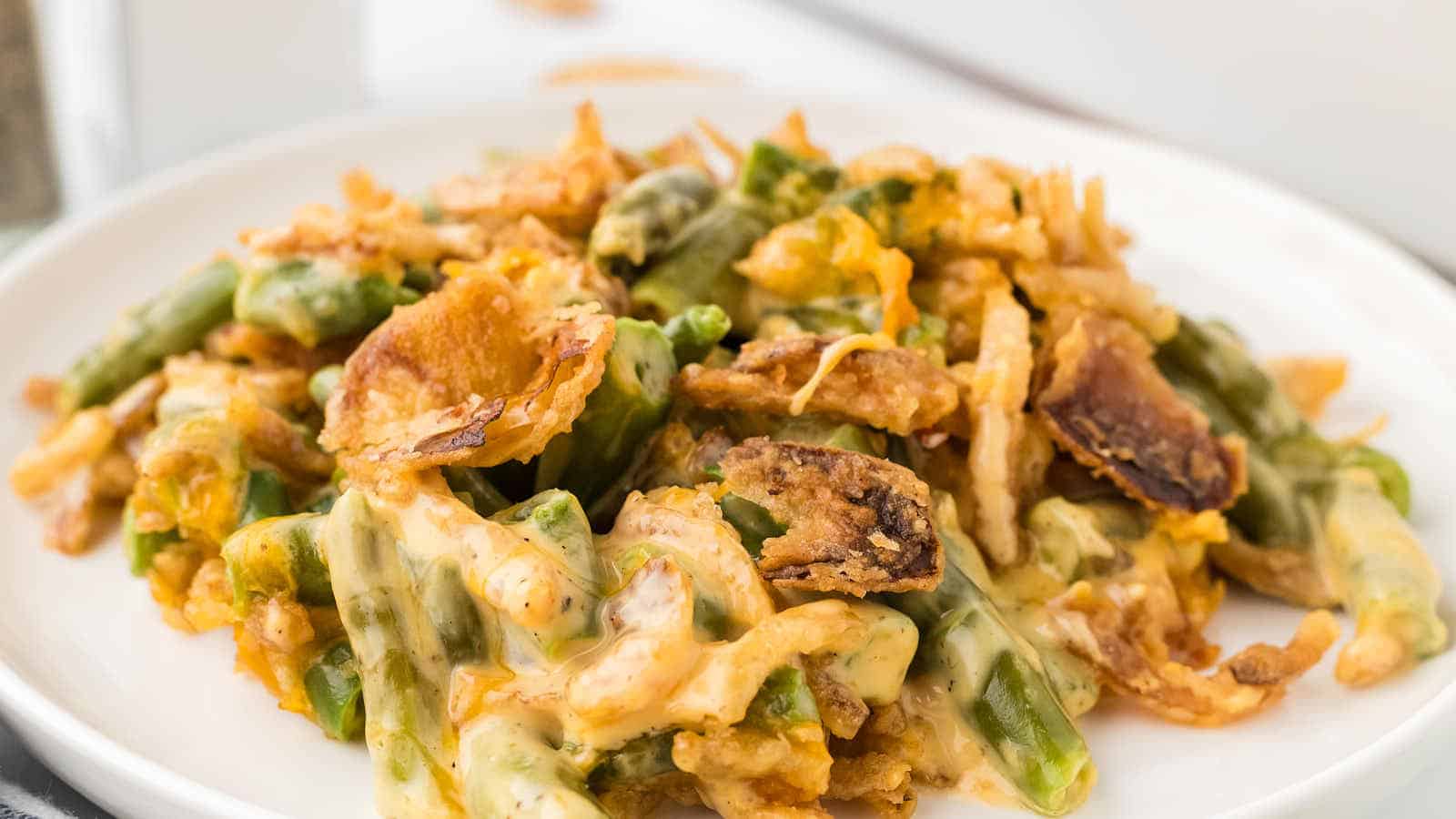Green Bean Casserole recipe by Cheerful Cook.