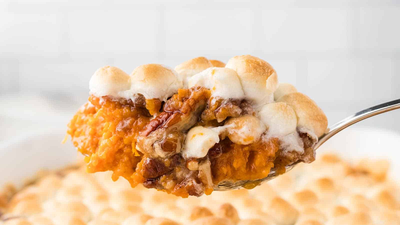 65 Old-School Recipes That Keep Making a Comeback 14 Sweet Potato Casserole recipe by Cheerful Cook.