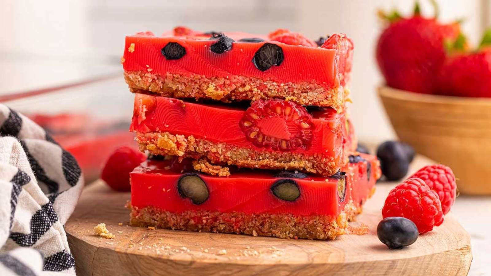Mixed Berry Jello Dessert recipe by xoxoBella.