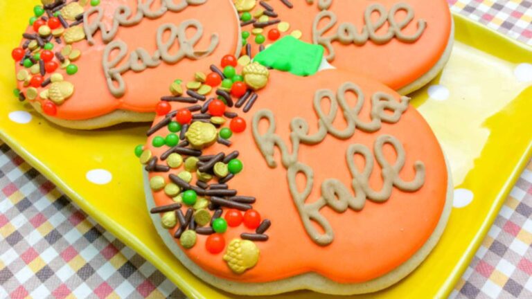 Pumpkin Harvest Cookies recipe by Adventures Of A Military Family Of Eight.