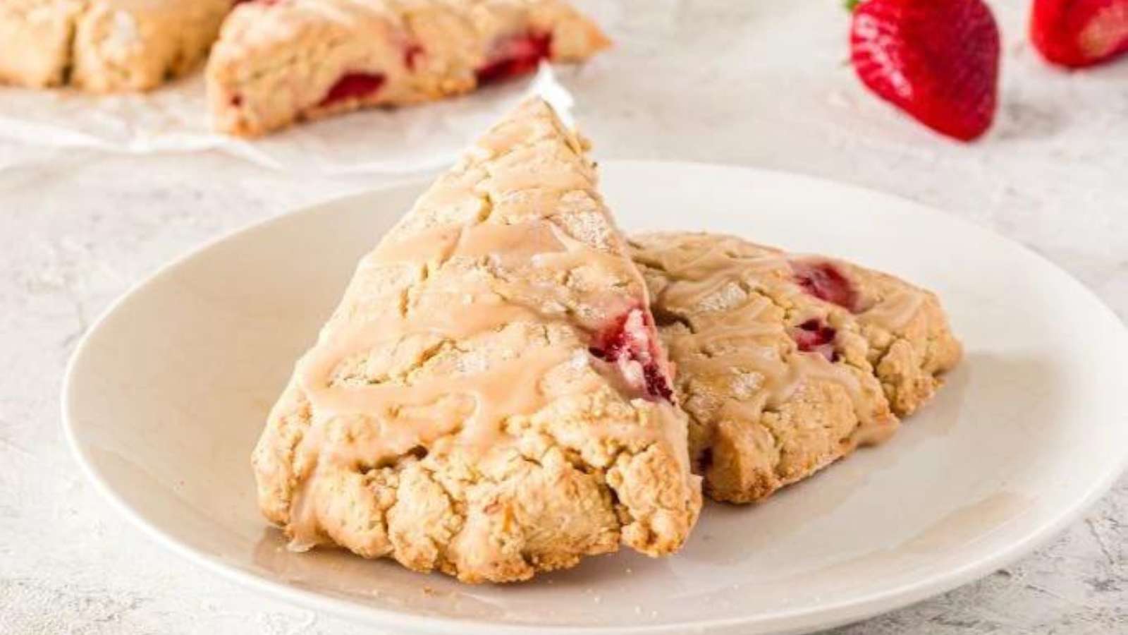 Strawberry Lemon Scones recipe by Cinnamon and Sage Co.
