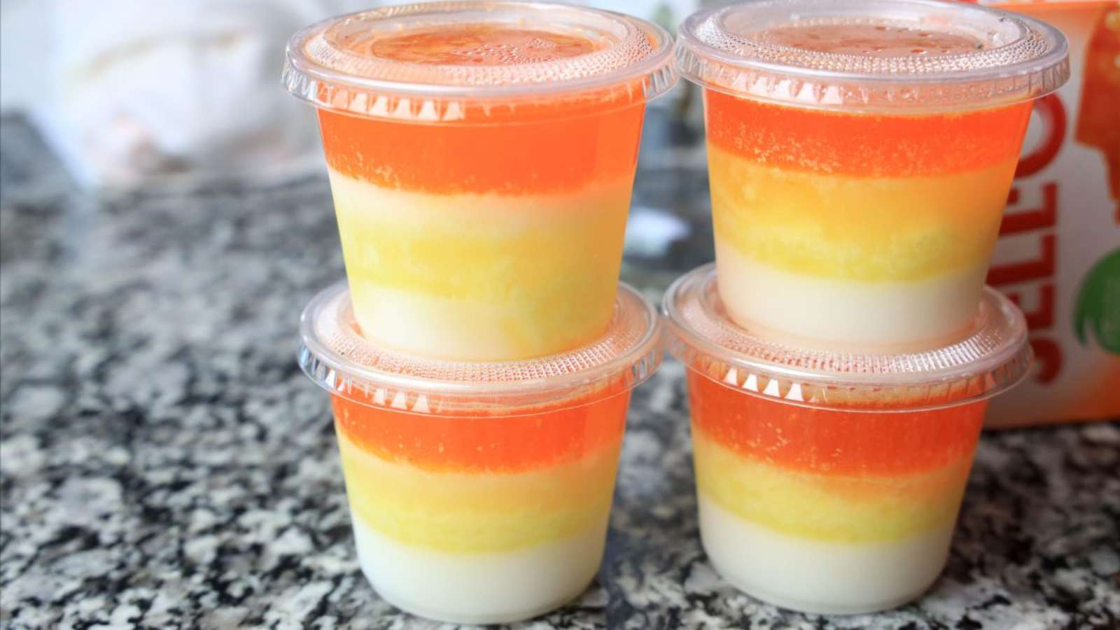 17 Candy Corn Desserts That Are Almost Too Cute to Eat 13 Candy Corn Jello Shots recipe by Easy Everyday Recipes.