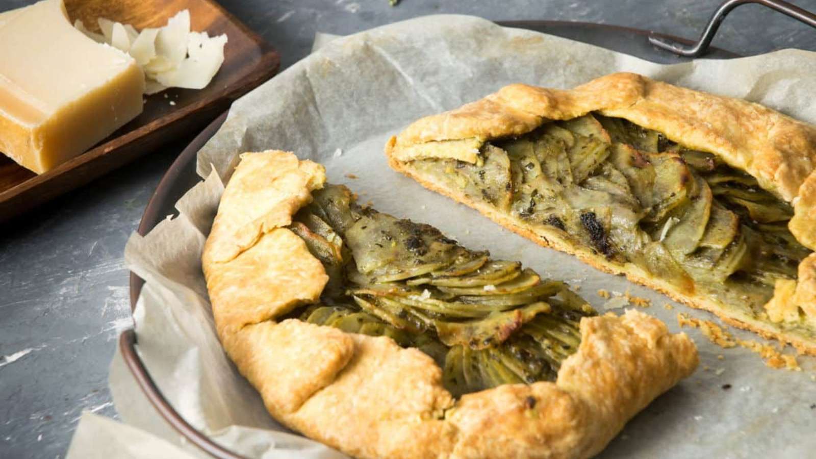 57 Genius Recipes You Can Make With A Bag Of Potatoes 55 Savory Potato Galette recipe by In the Kitch.