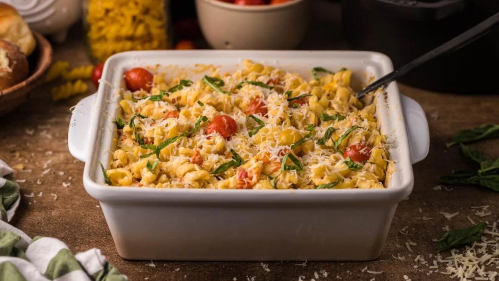 Easy Creamy Boursin Pasta recipe by Kitchen Divas.