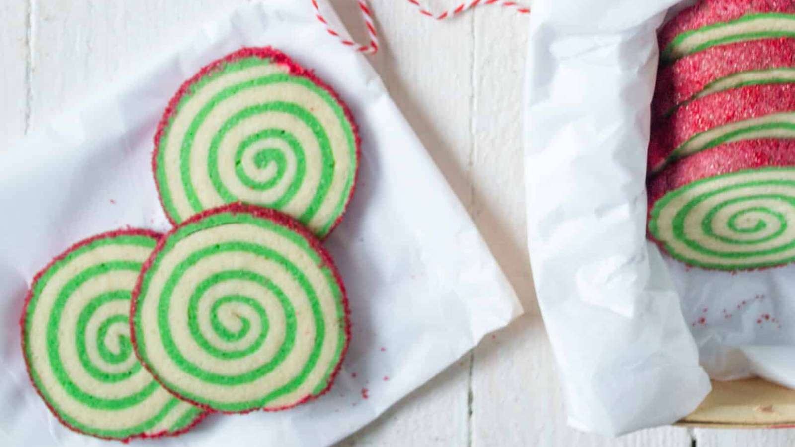 Christmas Pinwheel Cookies recipe by Little Black Skillet.