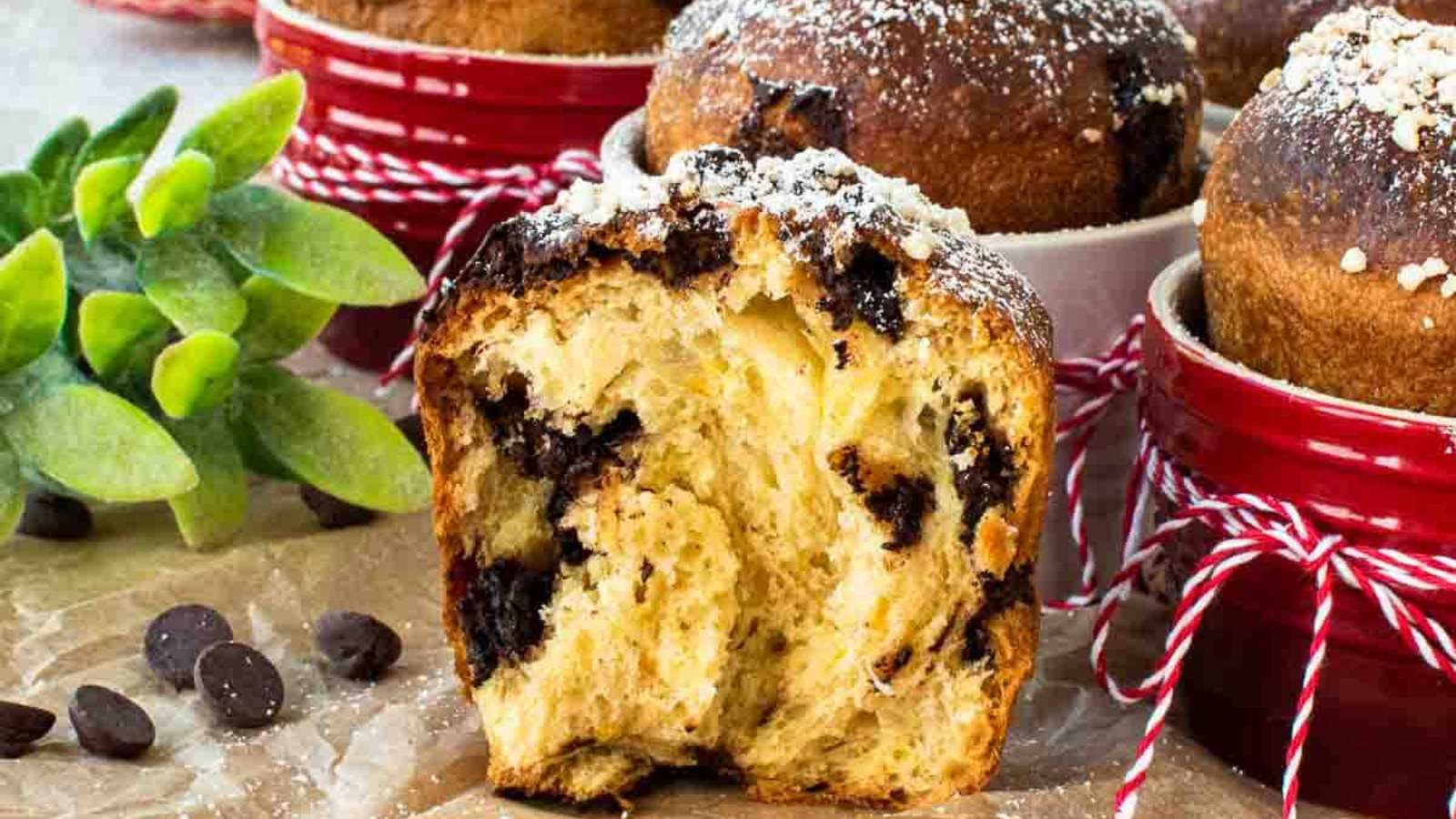 29 Dessert Breads That Beat Anything Store-Bought 20 Mini Chocolate Panettone recipe by Marcellina In Cucina.