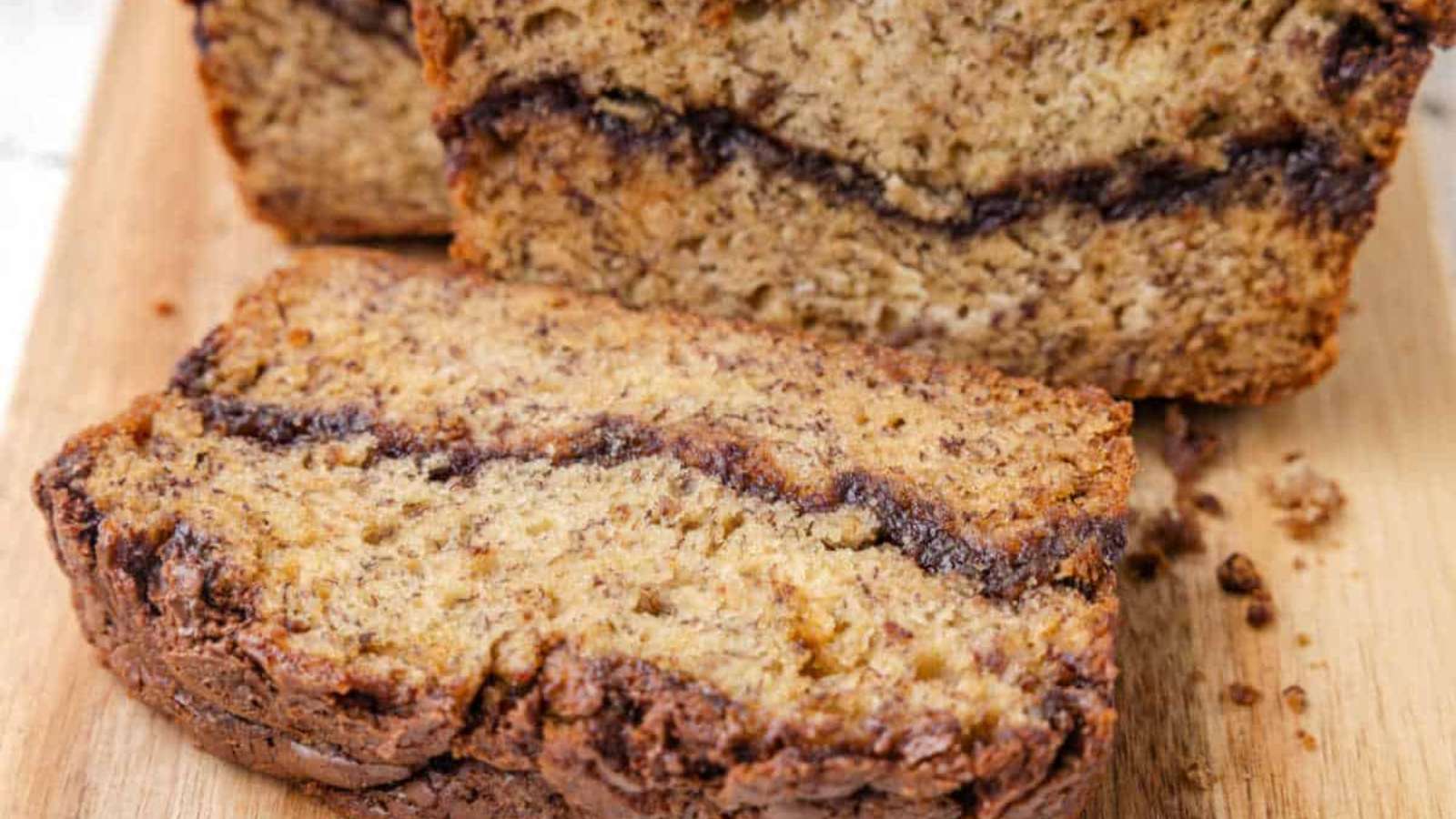 29 Dessert Breads That Beat Anything Store-Bought 14 Best Nutella Banana Bread recipe by Simply Stacie.