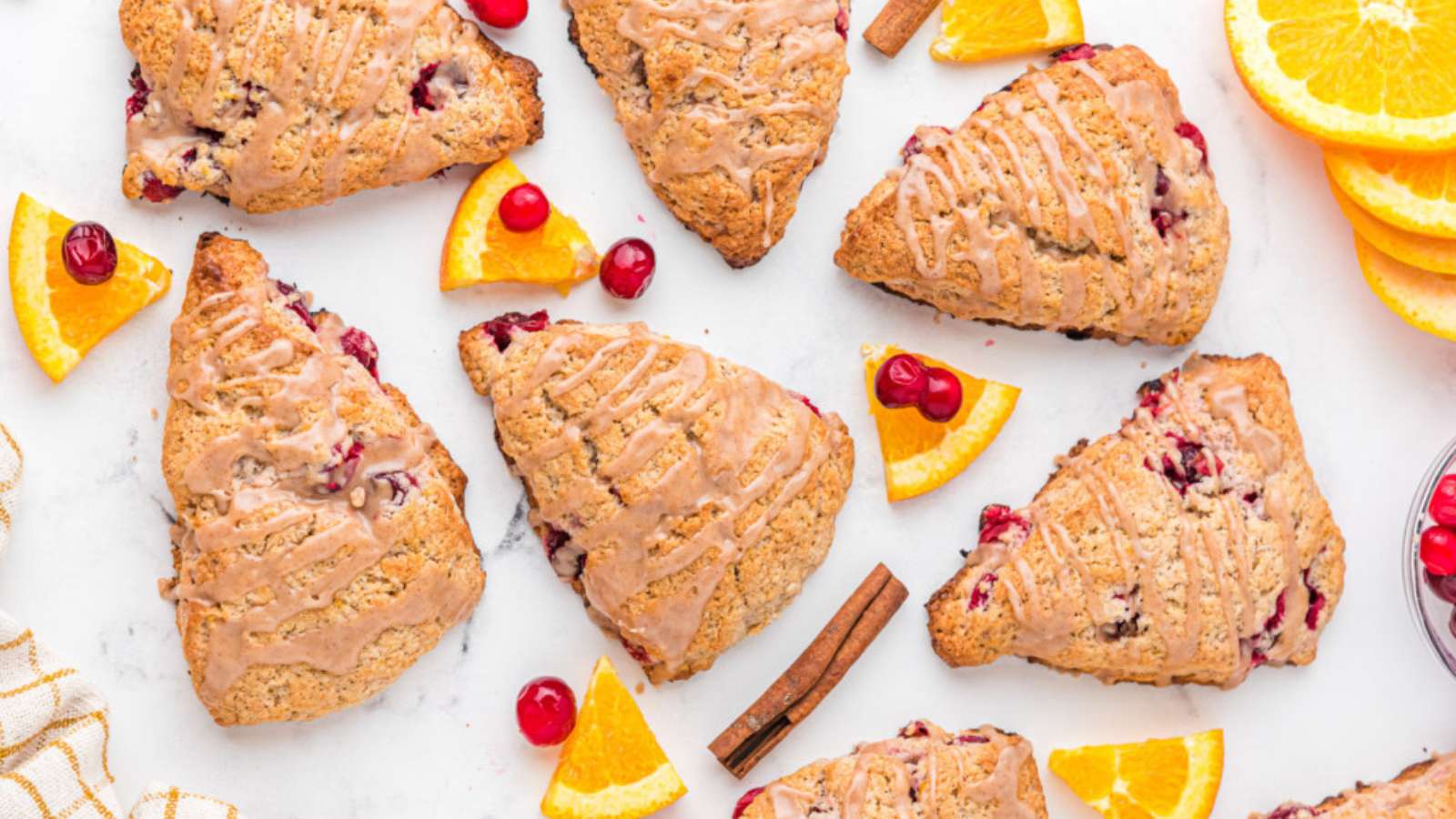 Orange Cranberry Scone recipe by Tasty Treats and Eats.