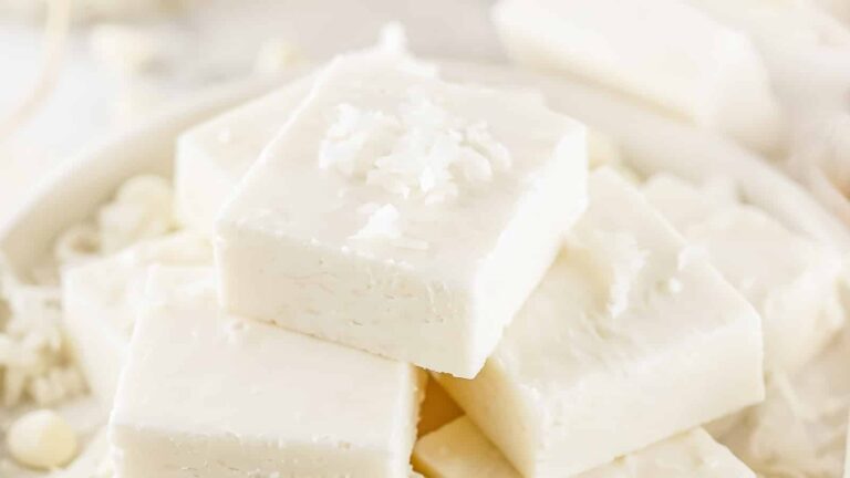 Coconut Fudge recipe by Tessie's Table.
