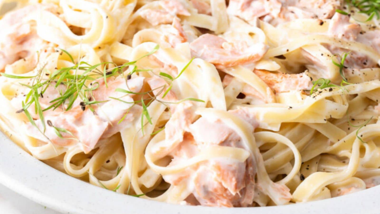 Salmon Alfredo recipe by With Spice.