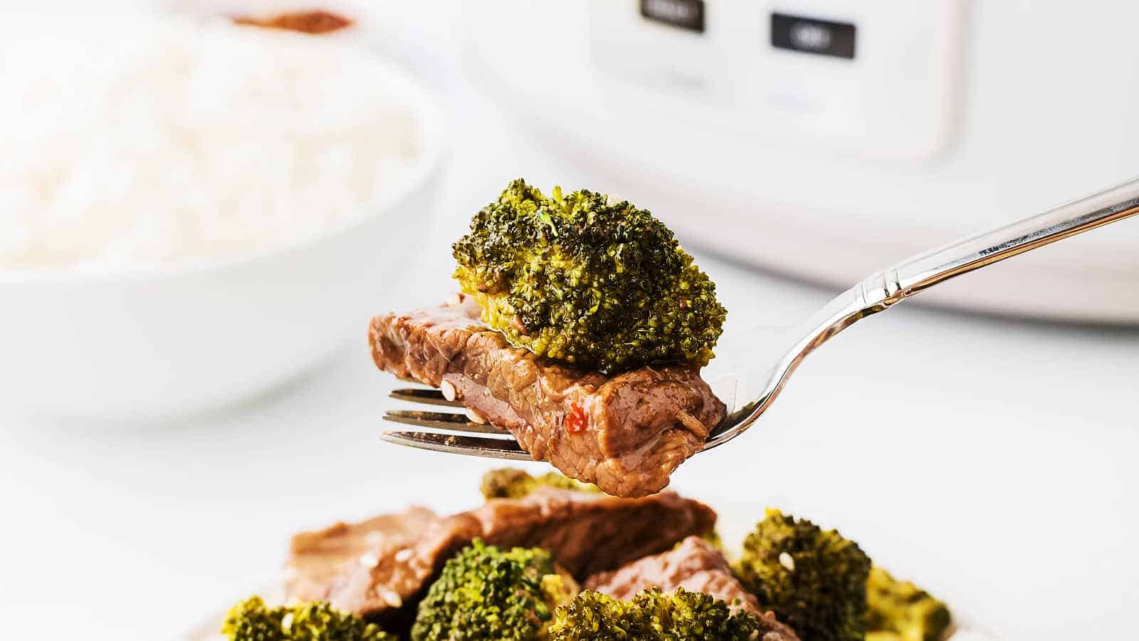 Crockpot Beef and Broccoli recipe by Cheerful Cook.