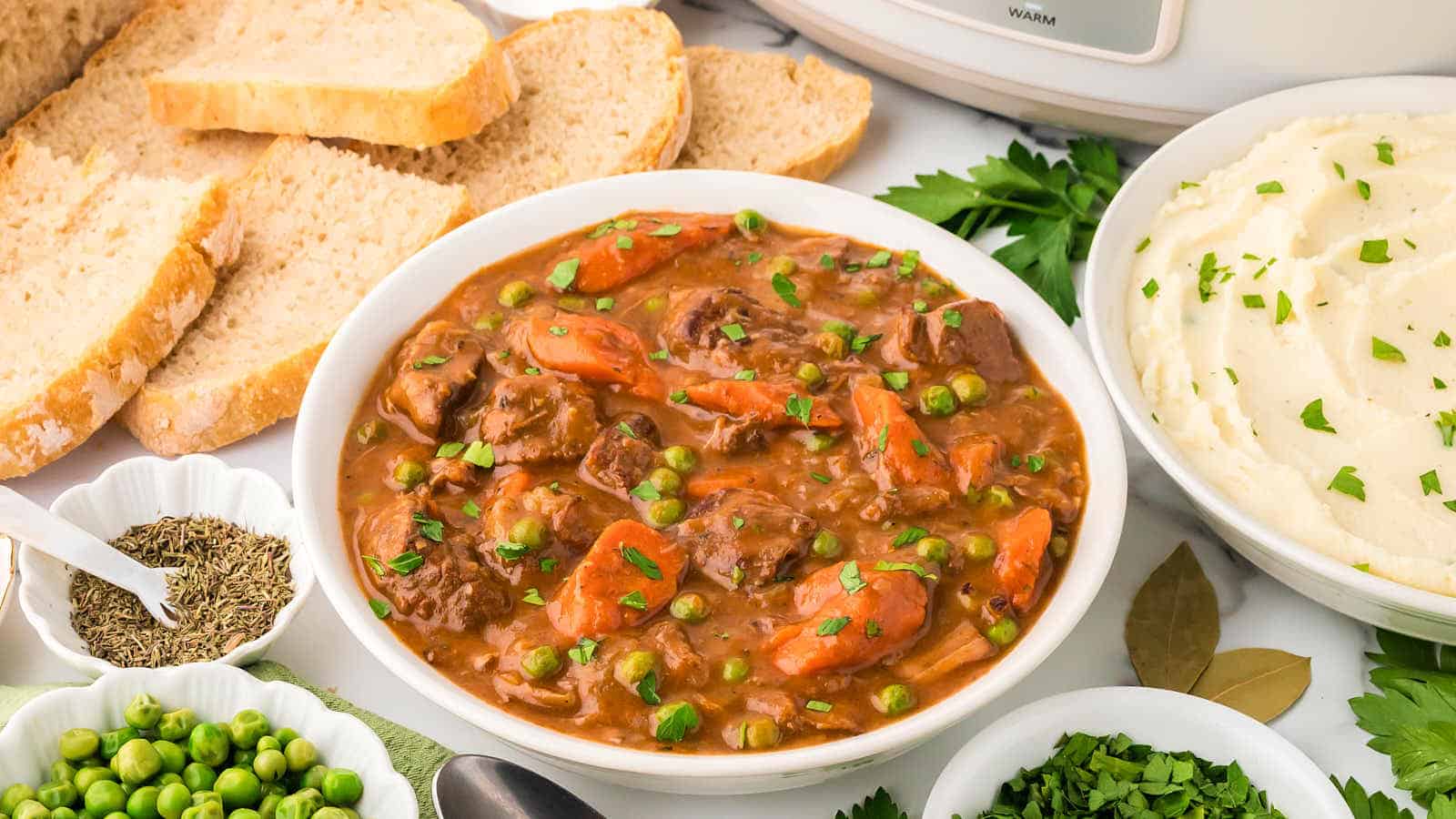 Crockpot Beef Stew recipe by Cheerful Cook.