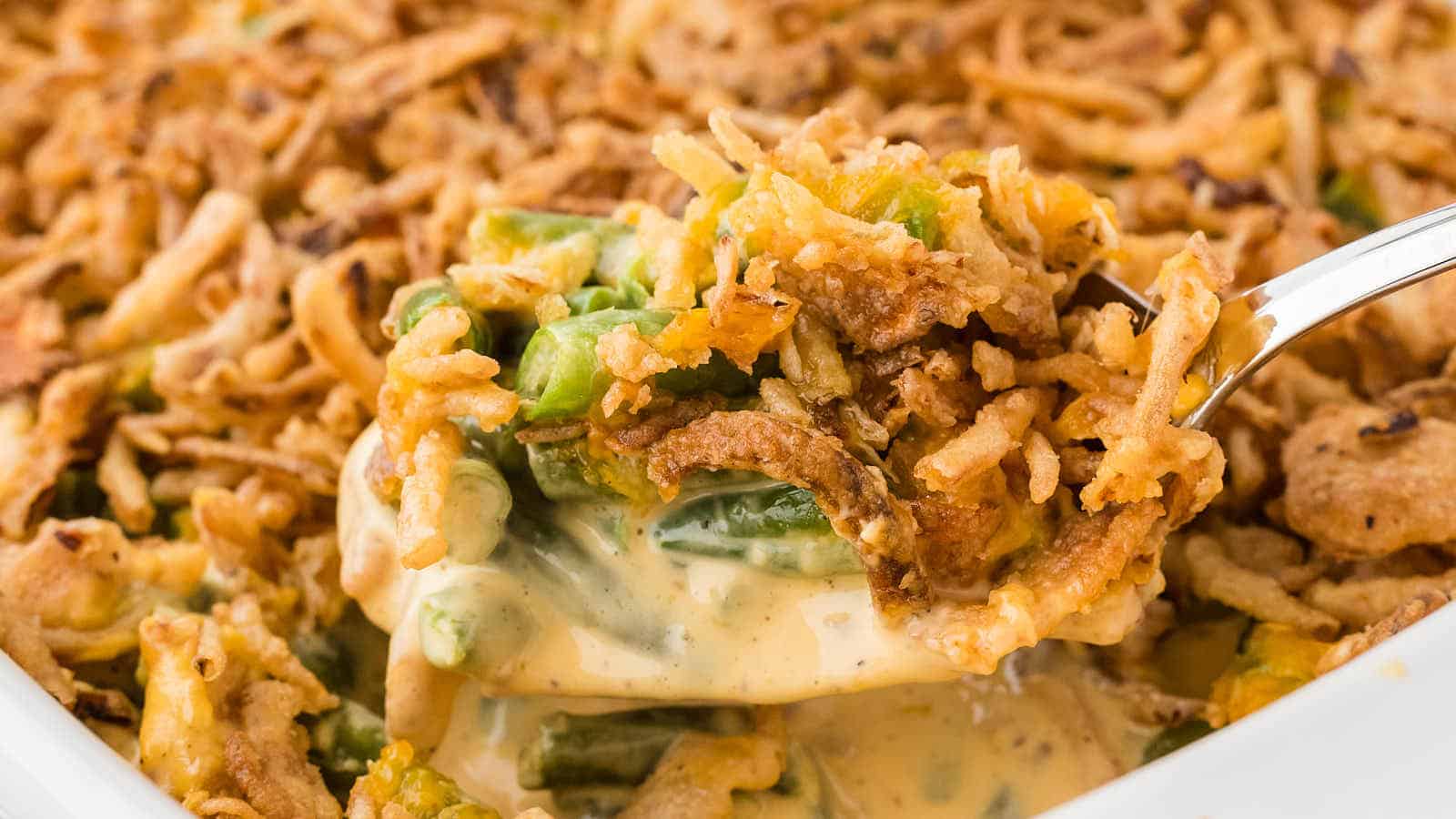 Green Bean Casserole recipe by Cheerful Cook.