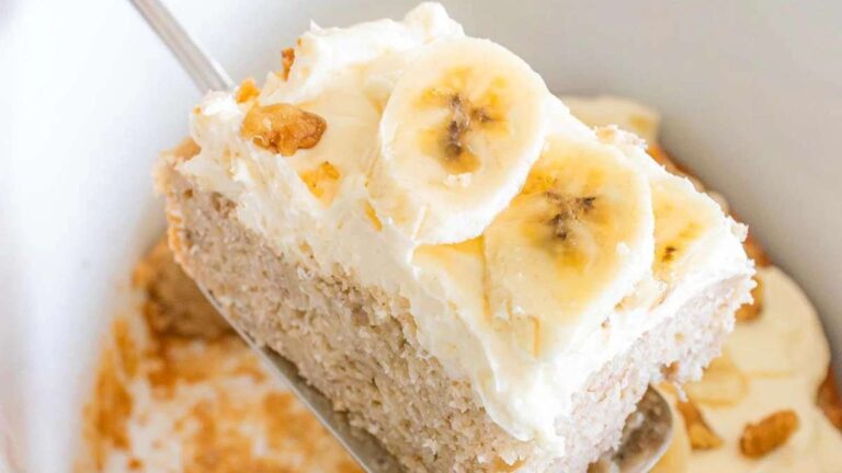 Slow Cooker Banana Cake recipe by xoxoBella.