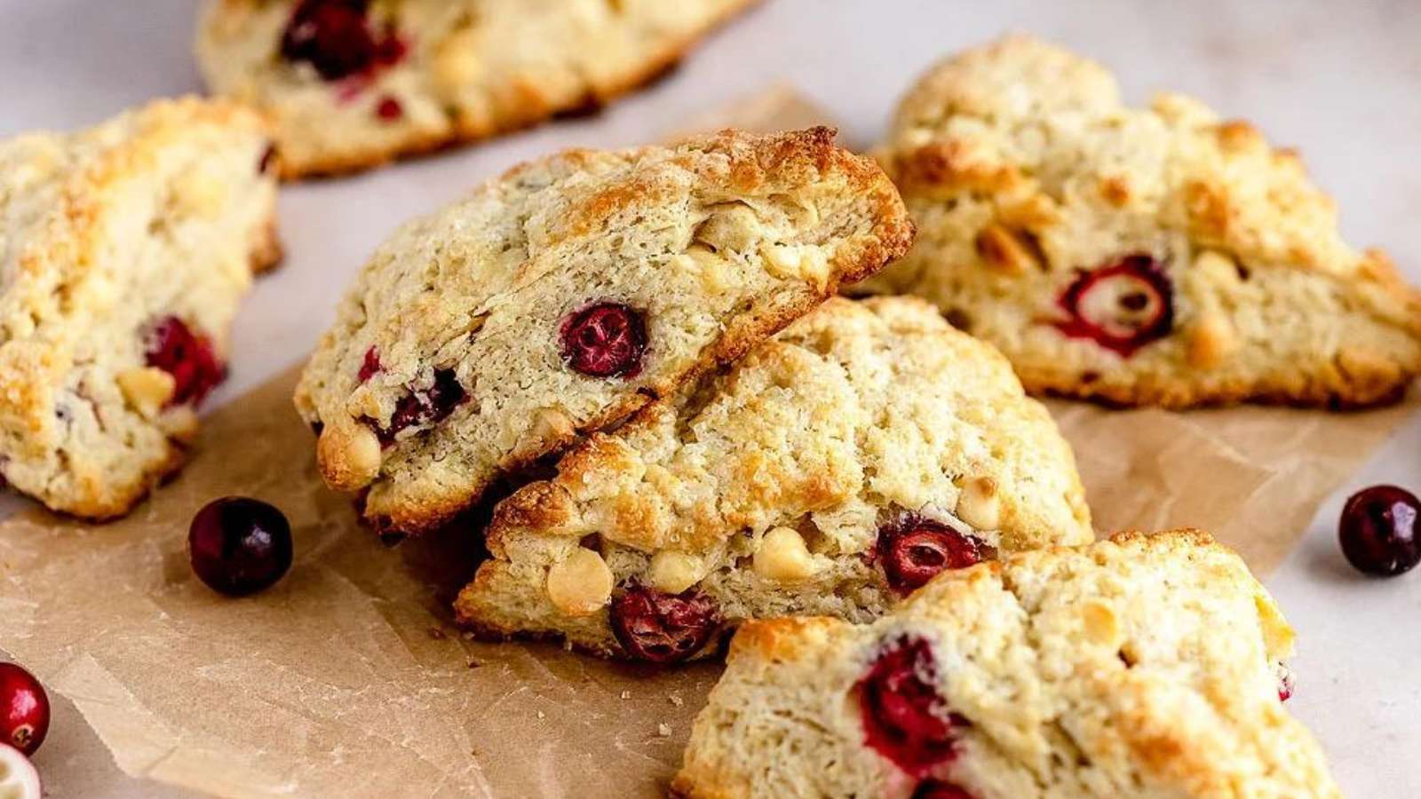 White Chocolate Cranberry Scones recipe by xoxoBella.