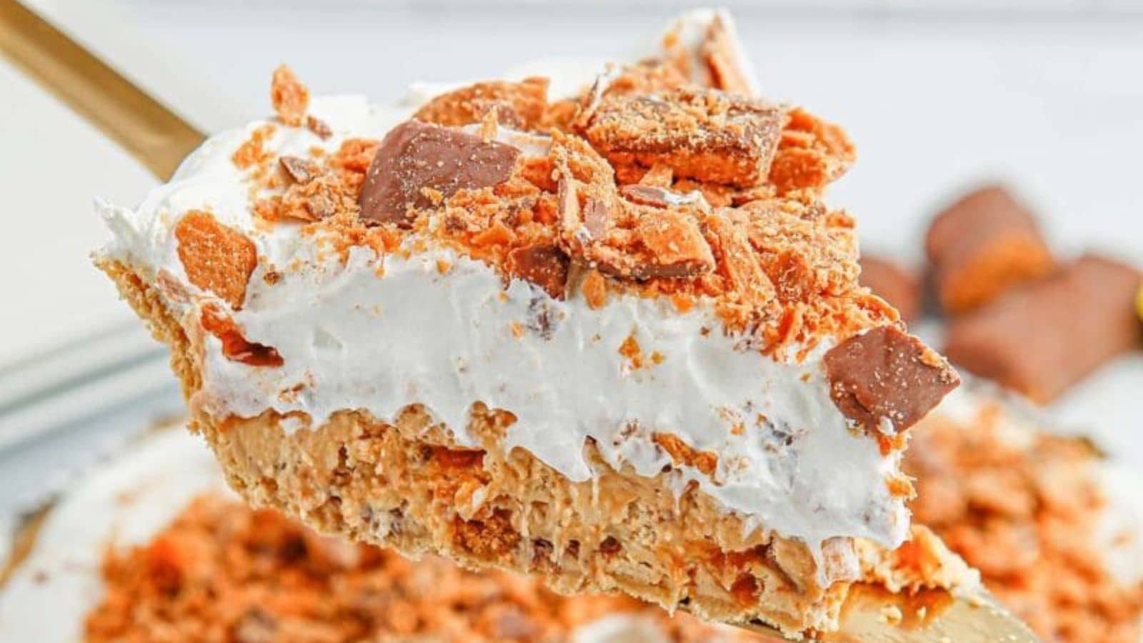Butterfinger Pie recipe by Princess Pinky Girl.