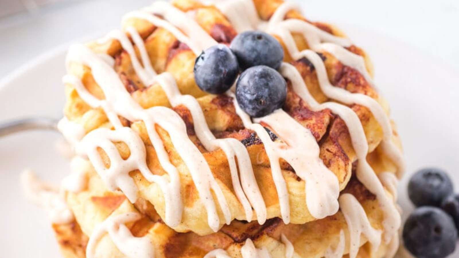 Cinnamon Roll Waffles recipe by Princess Pinky Girl.