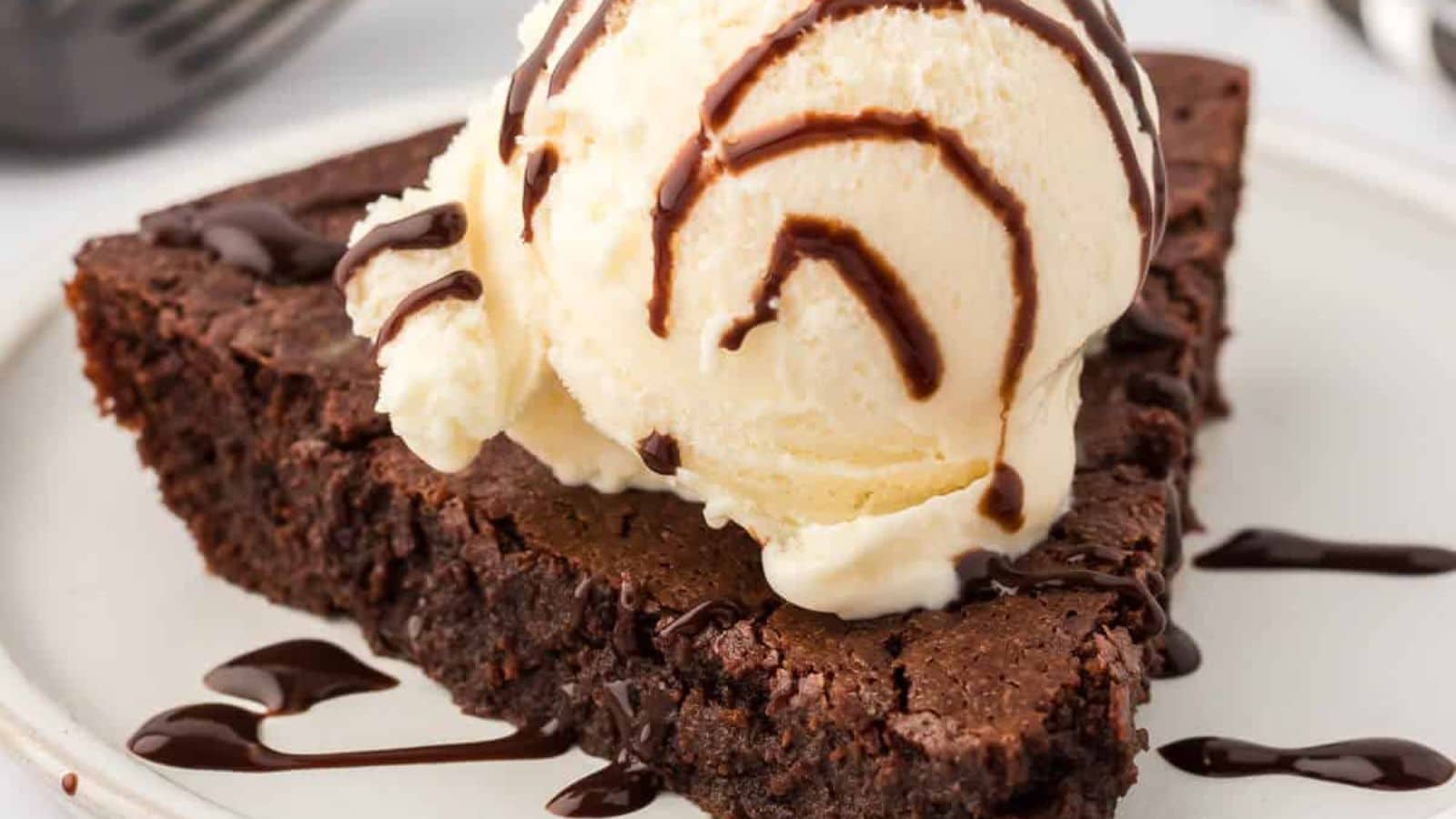 Easy Fudge Pie recipe by Simply Stacie.