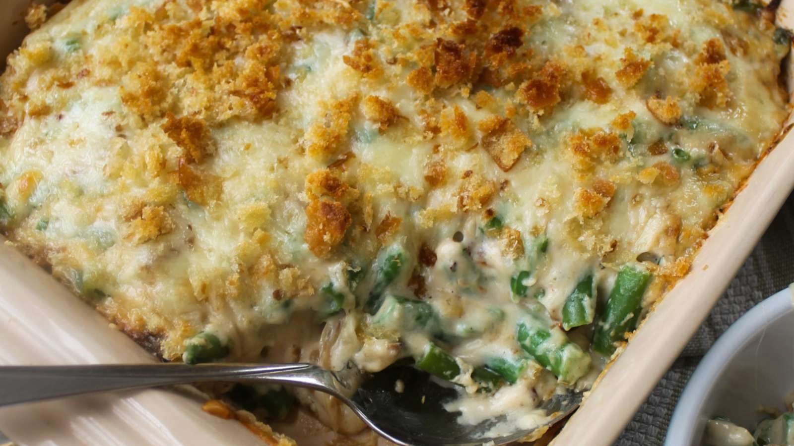 45 Best Fall Side Dishes You’ll Never Get Tired Of 44 Green Bean Au Gratin recipe by Sungrown Kitchen.