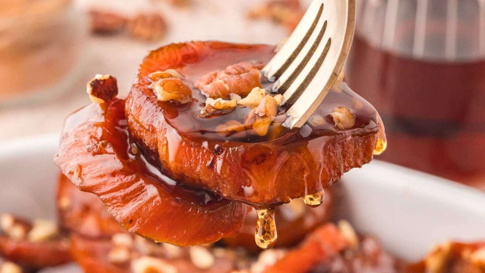Maple Roasted Sweet Potatoes recipe by Tessie's Table.