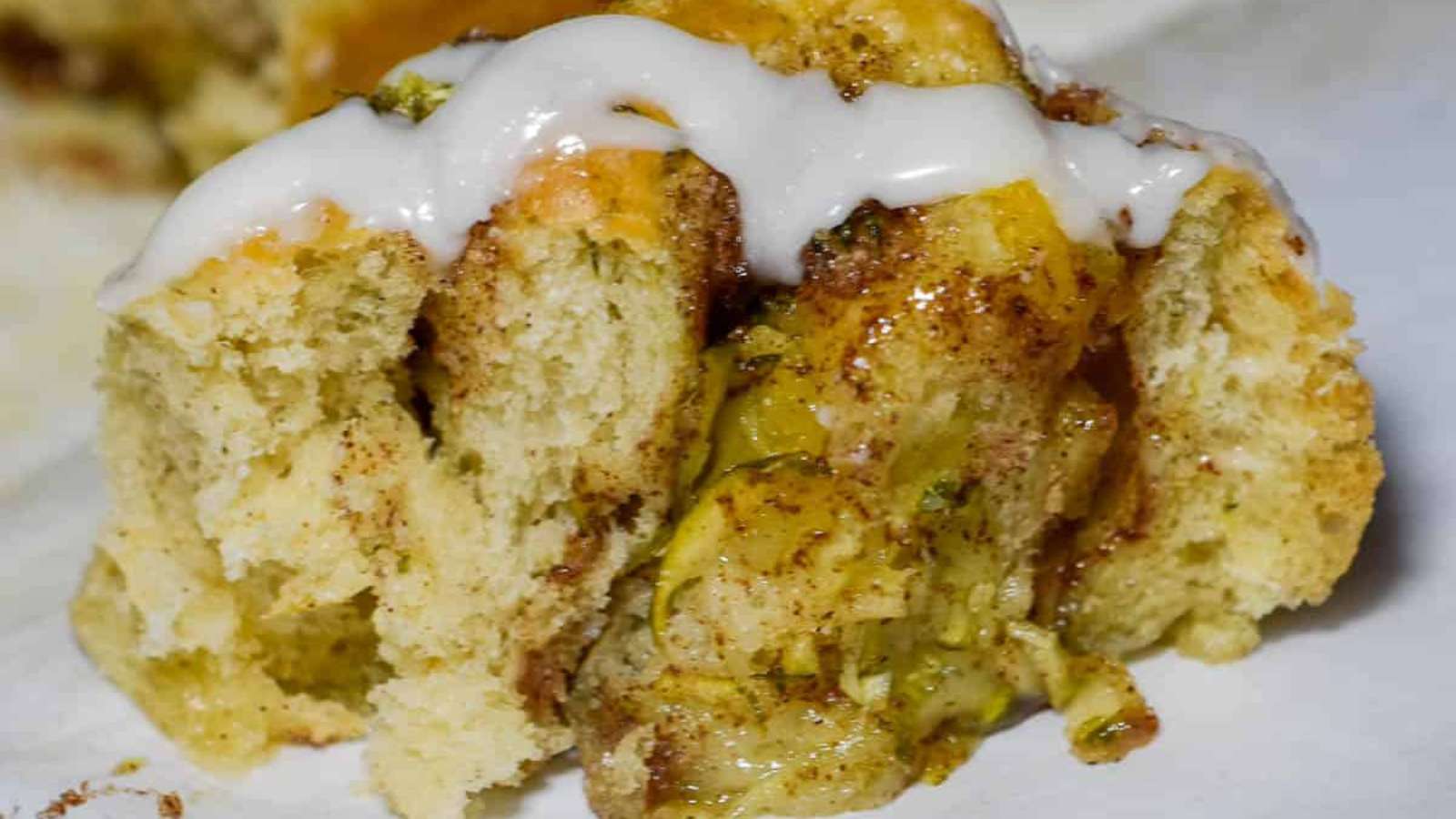Zucchini Cinnamon Rolls recipe by Waiting for Blancmange.