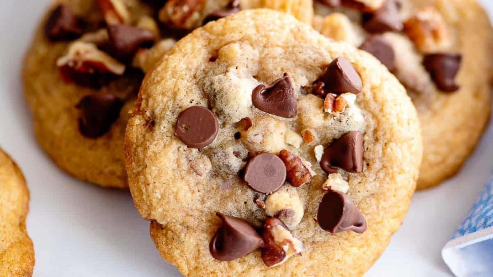 25 Chocolate Chip Cookie Recipes You’ll Want to Bake Right Now 20 Chocolate Chip Pecan Cookies recipe by Boulder Locavore.