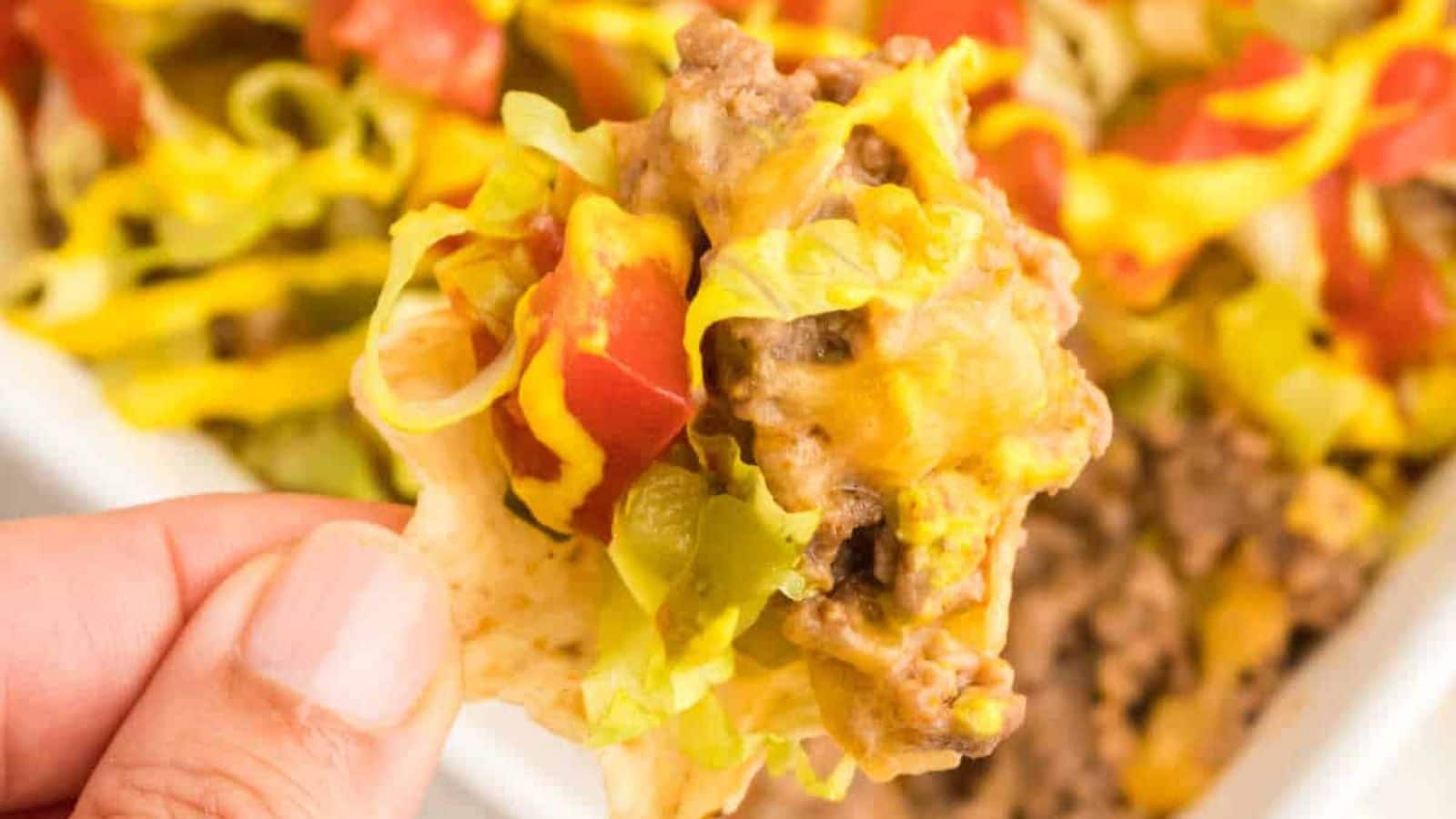 Cheeseburger Dip recipe by Simply Stacie.