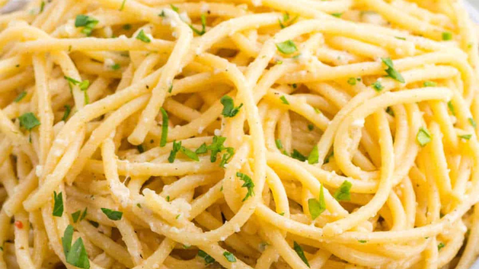 Garlic Butter Pasta recipe by Busy Day Dinners.