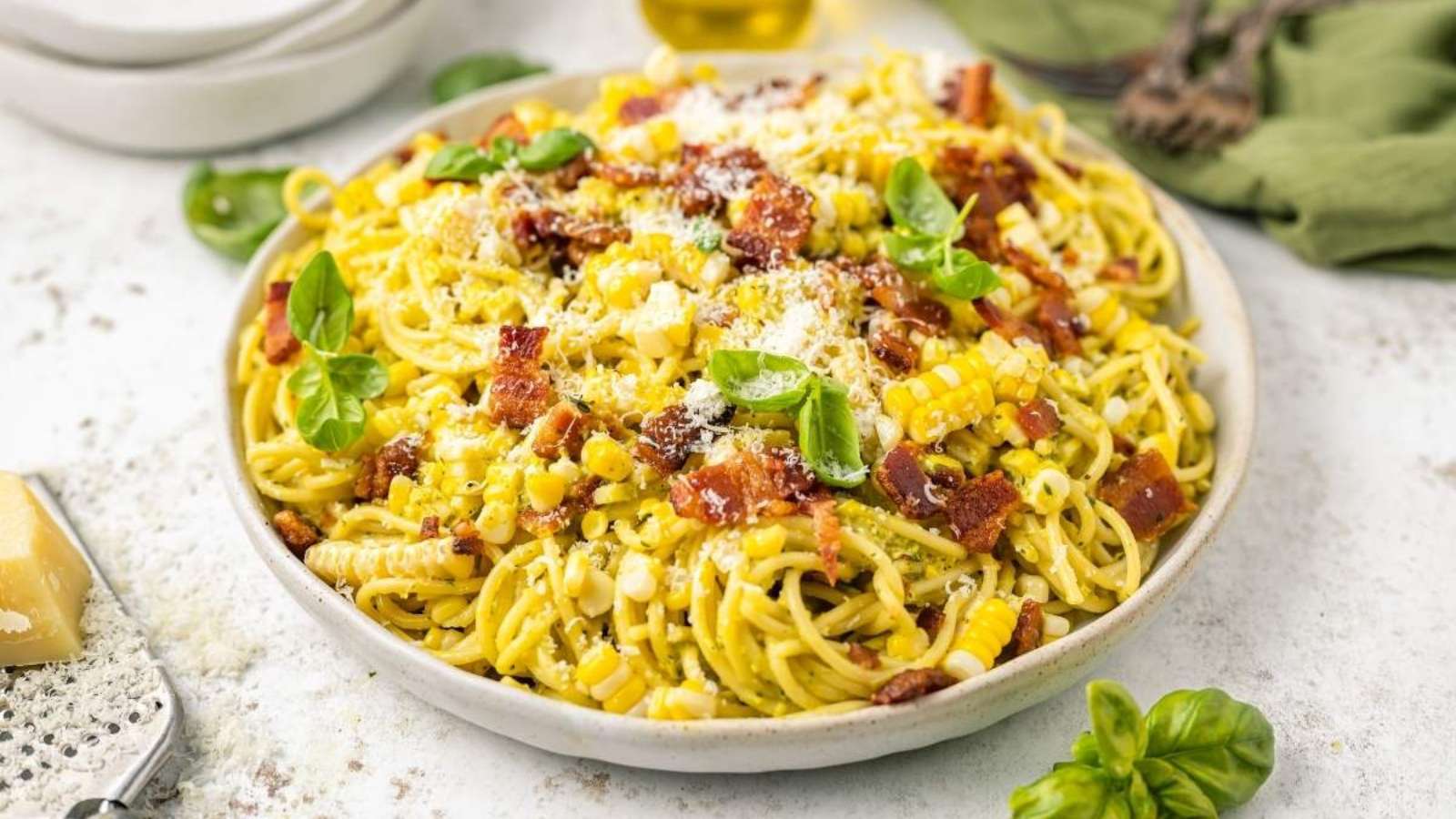 Corn Carbonara recipe by xoxoBella.
