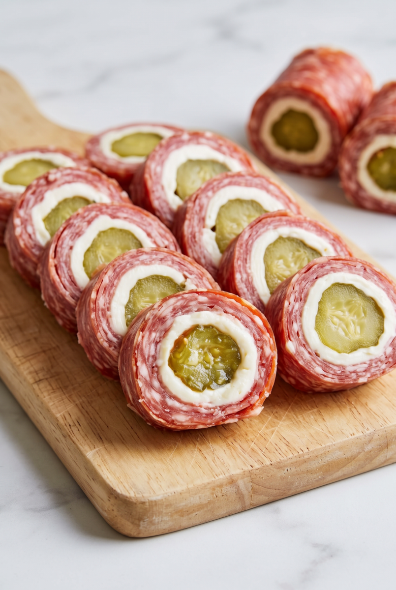 3 Ingredient Salami Pickle Bites 3