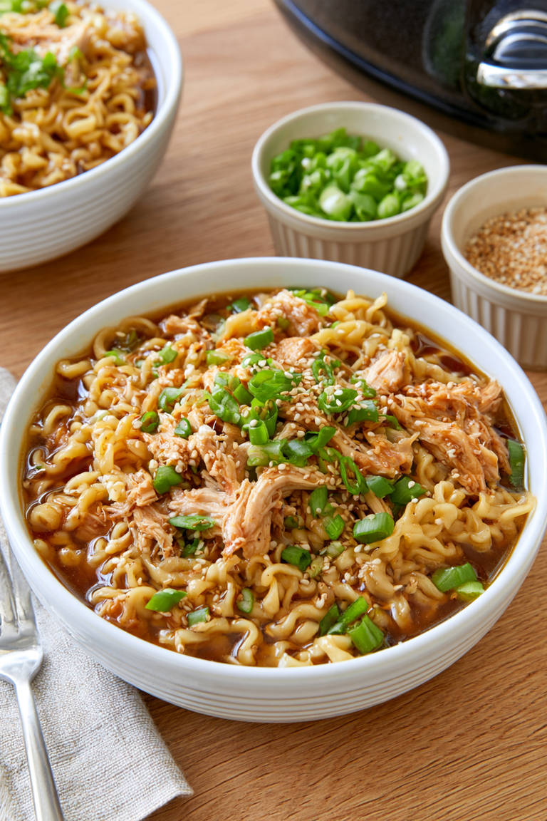 5 Ingredient Slow Cooker Parents Day Ramen 1