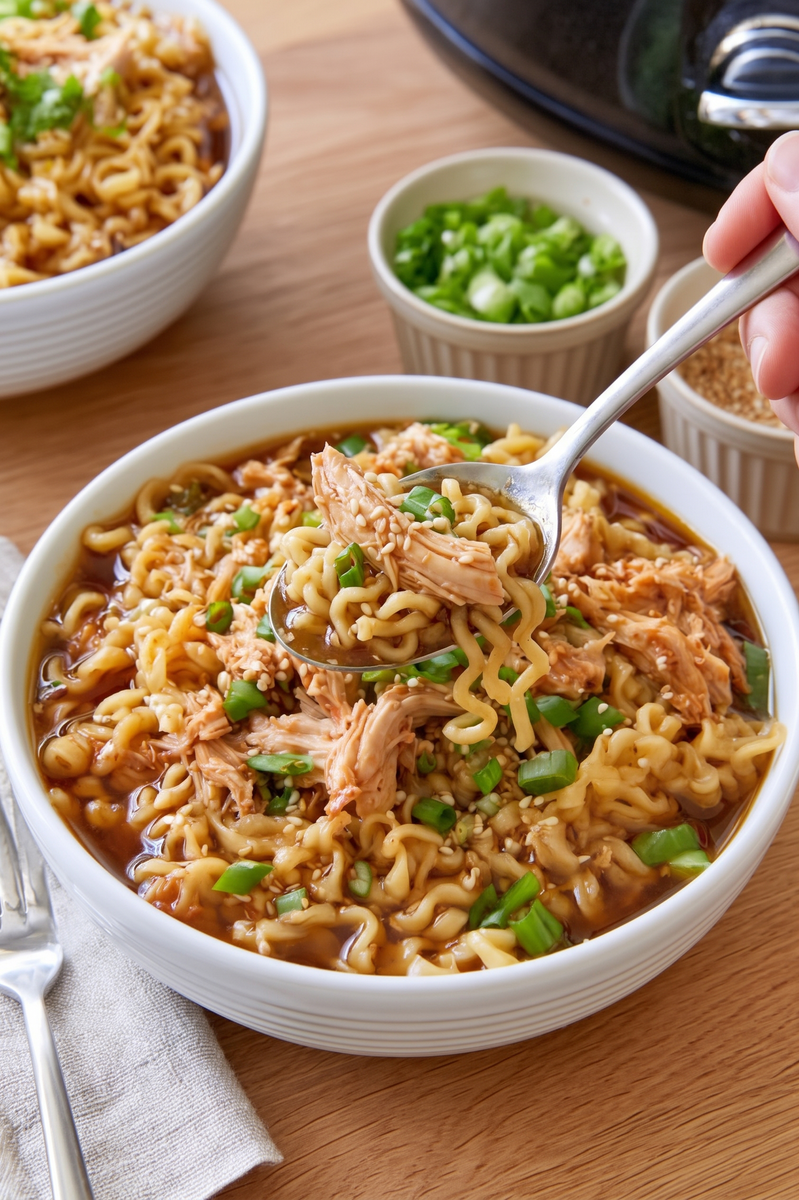 5 Ingredient Slow Cooker Parents Day Ramen 3