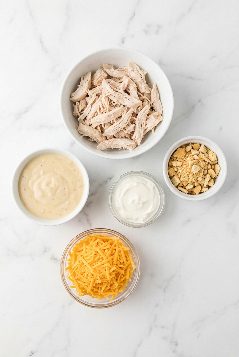 Dolly Partons 5 Ingredient Casserole ingredients