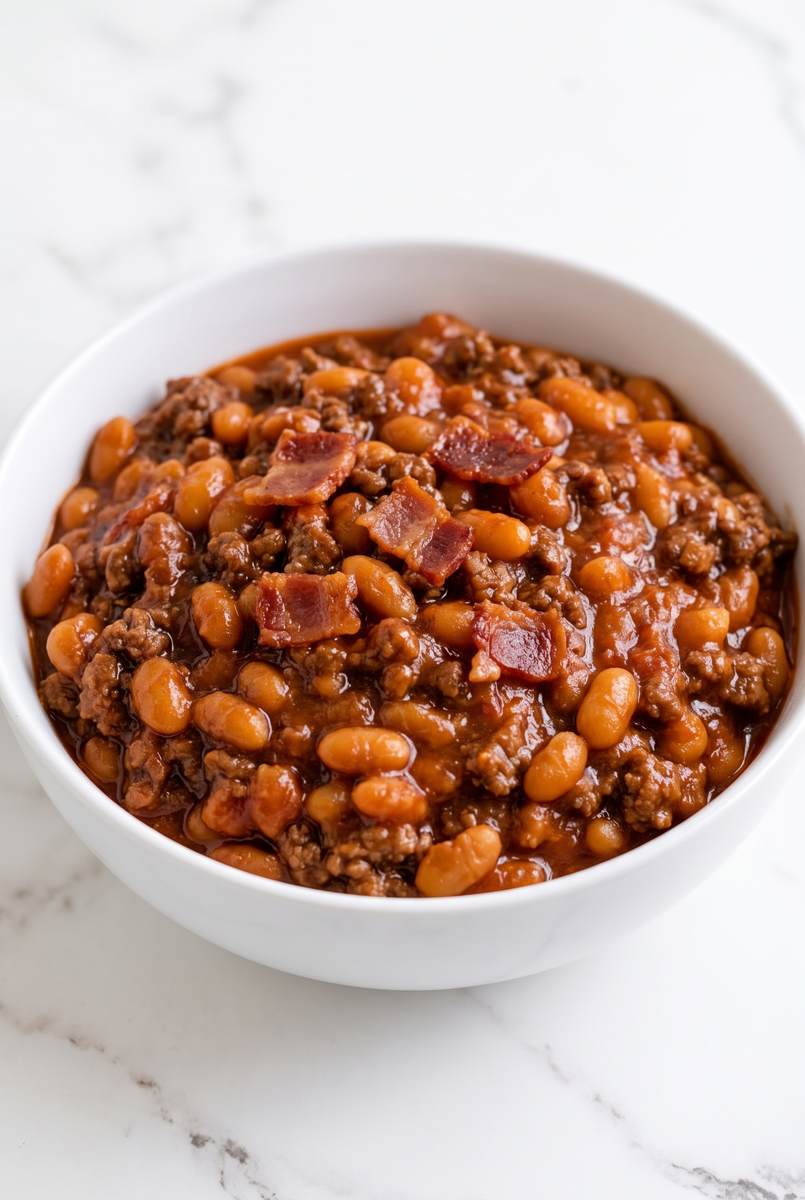 Easy Hearty Cowboy Baked Beans 5 Easy Hearty Cowboy Baked Beans 1