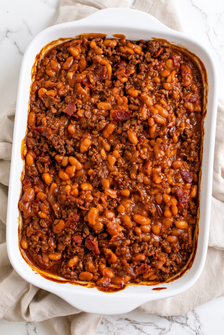 Easy Hearty Cowboy Baked Beans 4