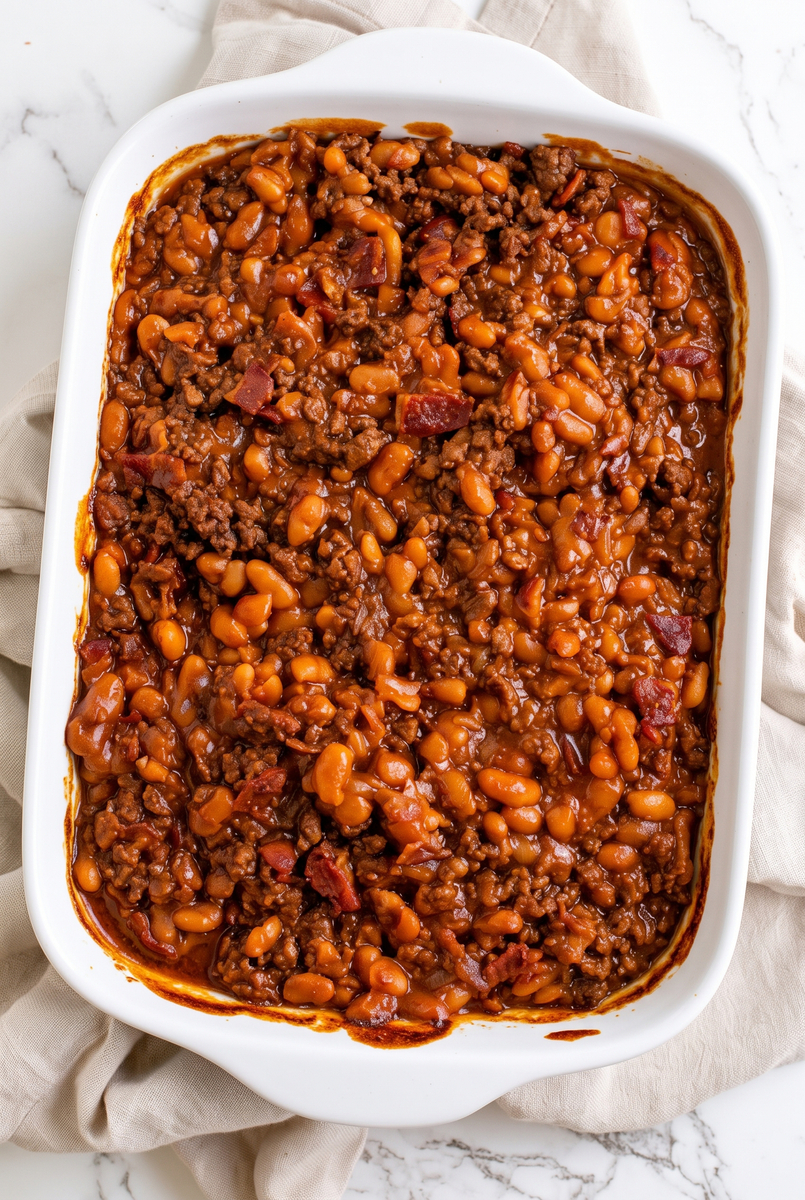 Easy Hearty Cowboy Baked Beans 1 Easy Hearty Cowboy Baked Beans 4