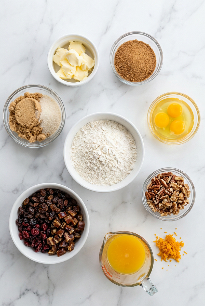 Old-Fashioned Holiday Fruit Cake 3 Old Fashioned Holiday Fruit Cake ingredients