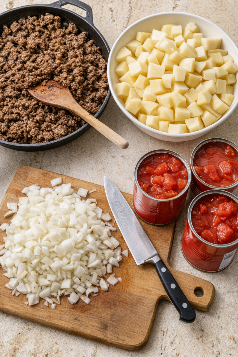 Slow Cooker 4-Ingredient Mulligan Stew 3 Slow Cooker 4 Ingredient Mulligan Stew ingredients