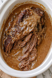 4 Ingredient Crisp Autumn Nights Slow Cooker Roast 1
