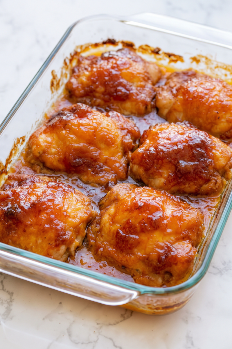 4-Ingredient Dump-and-Bake Chicken 7 4 Ingredient Dump and Bake Chicken 2