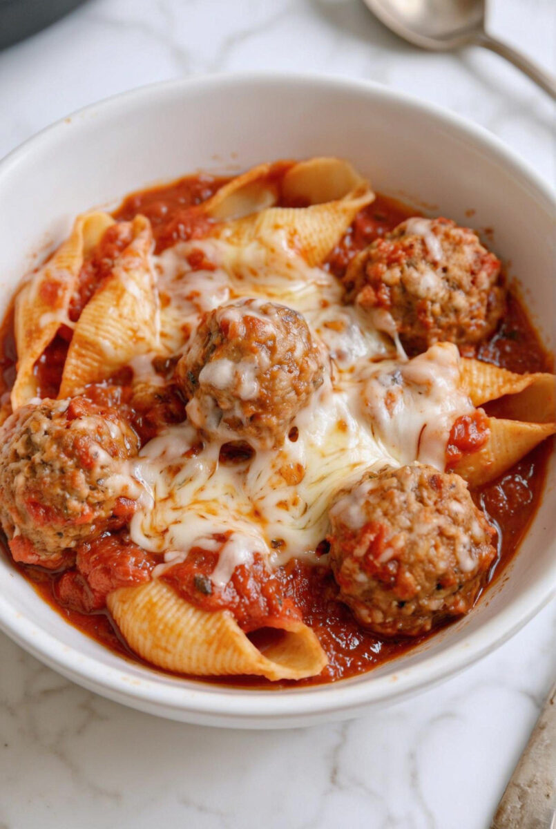 4 Ingredient Slow Cooker Jumbo Shells 3