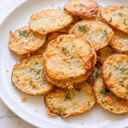 Baked Parmesan Rosemary Potato Crisps 5